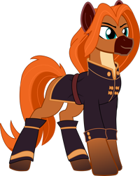 Size: 2400x3003 | Tagged: safe, artist:warszak, oc, oc only, oc:gold rush apple, earth pony, pony, clothes, handsome, high res, male, simple background, solo, stallion, tall, transparent background, vector