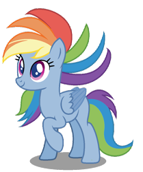 Size: 863x1031 | Tagged: artist needed, safe, rainbow dash, pegasus, pony, g4, g4.5, my little pony: pony life, female, simple background, solo, transparent background