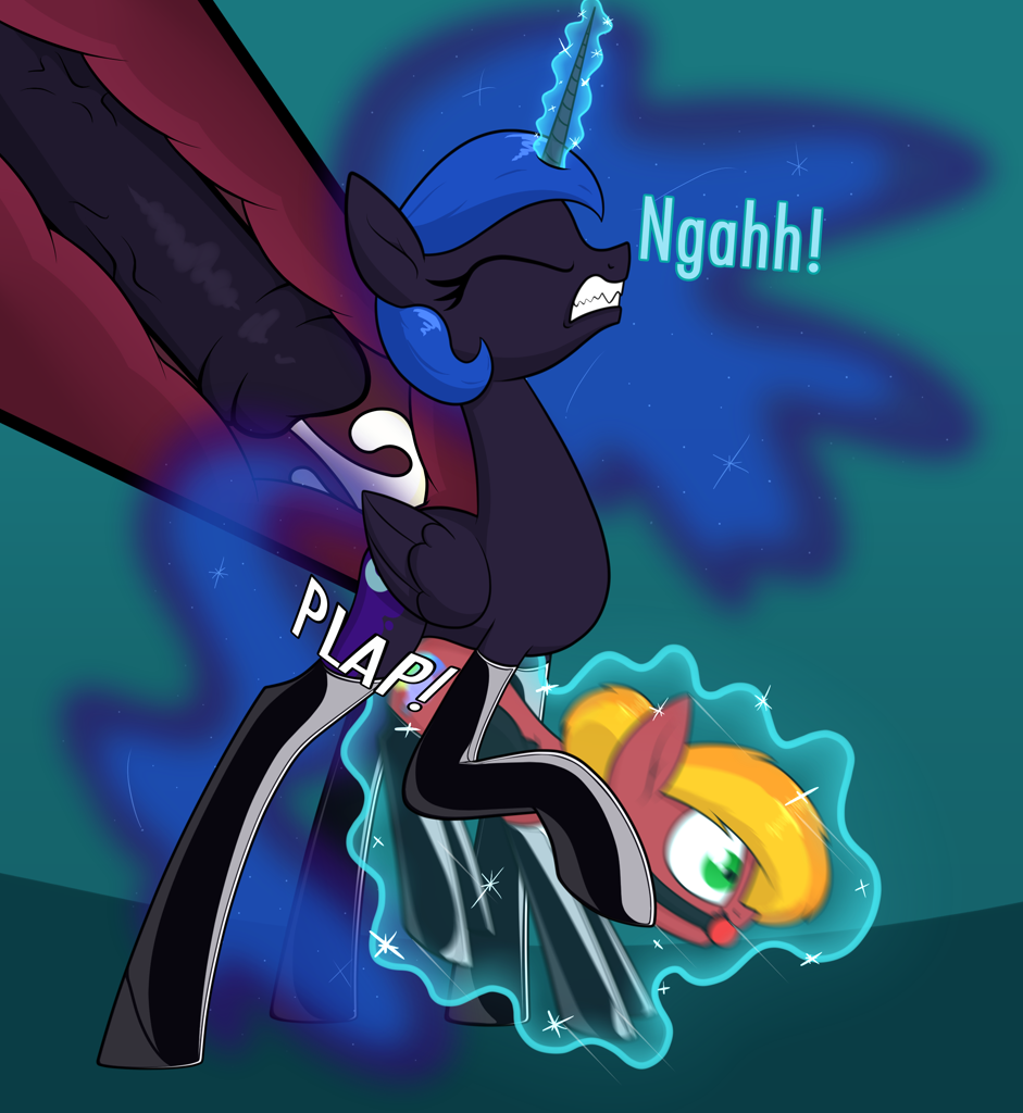 explicit, artist:moonatik, nightmare moon, oc, oc:moonatik, alicorn, pegasu...