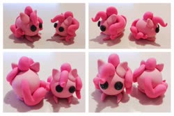 Size: 1280x853 | Tagged: safe, artist:dawn-designs-art, pinkie pie, oc, oc only, earth pony, pony, chubbie, craft, female, sculpey, sculpture, solo, traditional art
