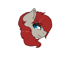Size: 648x512 | Tagged: safe, artist:naaltive, oc, oc only, oc:ponepony, pony, eyeshadow, makeup, ms paint, naaltive's ms paint ponies, smiling, smirk, solo