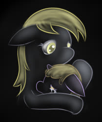 Size: 327x392 | Tagged: safe, artist:wavemasterryx, derpy hooves, dinky hooves, pony, g4, comforting, crying, duo, equestria's best mother, female, headcanon, hug