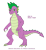 Size: 1935x2123 | Tagged: safe, artist:pyrus-leonidas, part of a set, spike, dragon, series:mortal kombat:defenders of equestria, g4, colored claws, crossover, looking at you, male, mortal kombat, part of a series, simple background, solo, transparent background, video game crossover