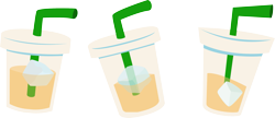 Size: 2639x1145 | Tagged: safe, artist:turbo740, bendy straw, coffee, cup, cutie mark, cutie mark only, drinking straw, no pony, simple background, transparent background