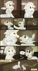Size: 1280x2382 | Tagged: safe, artist:mr100dragon100, oc, comic:new beginnings and new friends, comic, dark forest au's matthew, griffin (character)