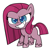 Size: 969x965 | Tagged: safe, artist:pinkiespresent, pinkie pie, earth pony, pony, g4, g4.5, my little pony: pony life, cute, cuteamena, evil smile, female, grin, pinkamena diane pie, simple background, smiling, solo, white background