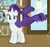 Size: 295x280 | Tagged: safe, screencap, rarity, pony, unicorn, g4, it isn't the mane thing about you, my little pony: friendship is magic, cropped, fan, female, mare, raised eyebrow, solo, windswept hair, windswept mane, windswept tail, zoomed in