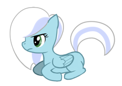 Size: 472x334 | Tagged: safe, artist:priorknight, oc, oc only, oc:serene breeze, pegasus, pony, fallout equestria, female, frown, mare, pegasus oc, prone, simple background, solo, transparent background, wings