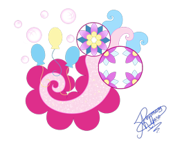 Size: 1126x928 | Tagged: safe, artist:rossgricell, pinkie pie, g4, cutie mark, cutie mark only, design, no pony, signature, simple background, transparent background