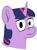 Size: 400x540 | Tagged: safe, artist:twistedcrux, twilight sparkle, pony, unicorn, g4, bust, female, i can't believe it's not jargon scott, mare, solo, twiggie, unicorn twilight