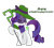 Size: 2575x2329 | Tagged: safe, artist:traverse--town, rarity, pony, g4, batman, cane, female, hat, high res, mask, simple background, solo, text, the riddler, transparent background