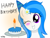 Size: 1024x768 | Tagged: safe, artist:itsnovastarblaze, oc, oc only, oc:winter white, pegasus, pony, birthday, birthday cake, birthday gift, blushing, bust, cake, candle, female, fire, flower, flower in hair, food, mare, one eye closed, pegasus oc, plate, signature, simple background, solo, text, wink