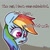 Size: 1500x1500 | Tagged: safe, artist:lou, rainbow dash, pony, g4, bust, dialogue, female, guide to troubled birds, mare, math, meme, ponified animal photo, ponified meme, portrait, scrunchy face, solo