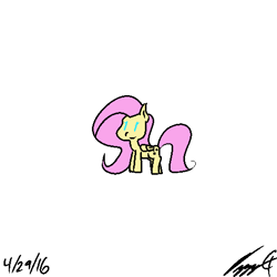 Size: 512x512 | Tagged: safe, artist:ozzyg, fluttershy, pegasus, pony, g4, female, mare, solo