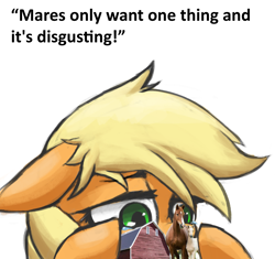 Size: 3063x2879 | Tagged: safe, artist:colochenni, applejack, earth pony, horse, pony, g4, 4chan, barn, drawthread, female, foal, guys literally only want one thing and its fucking disgusting, high res, irl, irl horse, mare, meme, ponified, ponified meme, solo