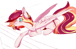Size: 2000x1300 | Tagged: safe, artist:hamstermelons, oc, oc only, pegasus, pony, female, mare, pegasus oc, solo, wings