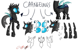 Size: 1125x729 | Tagged: safe, artist:turbo740, changeling, headcanon, headcanon in the description, practice drawing, simple background, transparent background