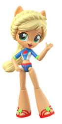 Size: 372x736 | Tagged: safe, artist:andrew hickinbottom, applejack, equestria girls, equestria girls specials, g4, my little pony equestria girls: better together, my little pony equestria girls: forgotten friendship, clothes, swimsuit