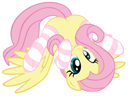 Size: 1200x898 | Tagged: safe, artist:fluttershy-fantasy, artist:hendro107, artist:illuminatiums, fluttershy, pegasus, pony, g4, adorasexy, butt, clothes, cute, featureless crotch, female, mare, on back, plot, presenting, sexy, show accurate, shyabetes, simple background, socks, solo, spread wings, striped socks, stupid sexy fluttershy, transparent background, vector, wings