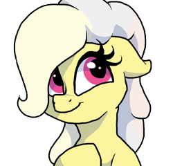 Size: 2148x2064 | Tagged: safe, artist:smirk, oc, oc only, oc:mutter butter, pony, cute, high res, simple background, solo, transparent background