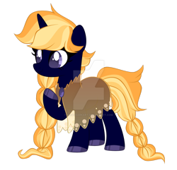 Size: 1280x1234 | Tagged: safe, artist:magicdarkart, oc, oc only, pony, unicorn, deviantart watermark, female, mare, obtrusive watermark, simple background, solo, transparent background, watermark