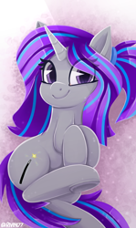 Size: 1426x2400 | Tagged: safe, artist:rivin177, oc, oc only, oc:krya, pony, unicorn, female, looking at you, mare, smiling, solo
