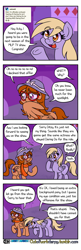 Size: 1280x3967 | Tagged: safe, artist:outofworkderpy, a.k. yearling, derpy hooves, oc, oc:acky, pegasus, pony, comic:out of work derpy, g4, comic