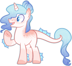 Size: 1895x1730 | Tagged: safe, artist:kurosawakuro, oc, oc only, hybrid, base used, colored pupils, interspecies offspring, magical lesbian spawn, male, offspring, parent:princess skystar, parent:rarity, simple background, solo, transparent background