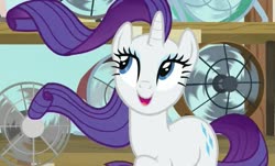 Size: 1175x712 | Tagged: safe, screencap, mr. breezy, rarity, pony, unicorn, g4, it isn't the mane thing about you, windswept hair, windswept mane, windswept tail