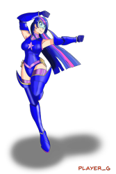 Size: 2000x3000 | Tagged: safe, artist:ultraplayerg, twilight sparkle, human, g4, armpits, boots, clothes, gloves, high res, humanized, long gloves, magic gaia, shoes, simple background, superhero, thigh boots, transparent background