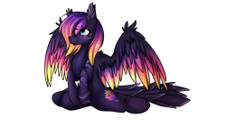 Size: 2560x1440 | Tagged: safe, artist:vidakadraws, oc, oc only, oc:blooming lotus, pegasus, pony, simple background, solo, spread wings, transparent background, wings