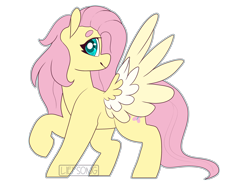 Size: 2700x2000 | Tagged: safe, artist:liefsong, fluttershy, pegasus, pony, g4, female, high res, simple background, solo, transparent background