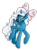 Size: 600x801 | Tagged: safe, artist:hey-mayday, oc, oc:fleurbelle, alicorn, pony, alicorn oc, bow, hair bow, happy, horn, one eye closed, simple background, solo, transparent background, watermark, wings, wink, yellow eyes