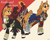 Size: 1280x1024 | Tagged: safe, artist:housho, earth pony, pony, armor, clothes, coat markings, facial markings, ferdinand von aegir, fire emblem, fire emblem: three houses, male, ponified, stallion, star (coat marking)