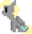 Size: 1890x1995 | Tagged: safe, anonymous artist, derpibooru exclusive, derpy hooves, pegasus, pony, g4, female, mare, pixel art, simple background, sitting, solo, white background