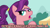 Size: 1280x720 | Tagged: safe, edit, edited screencap, screencap, spoiled rich, earth pony, pony, g4, where the apple lies, caption, eyeshadow, female, image macro, implied filthy rich, makeup, meme, ponytail, spoiled milk, text, young