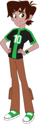 Size: 1280x4014 | Tagged: safe, artist:lhenao, human, equestria girls, g4, base used, ben 10, ben 10 omniverse, ben tennyson, crossover, equestria girls-ified, male, omnitrix, simple background, solo, transparent background