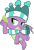 Size: 1280x1879 | Tagged: safe, artist:cloudy glow, spike, dragon, g4, my little pony best gift ever, my little pony: friendship is magic, bedroom eyes, clothes, hat, male, scarf, simple background, solo, standing, standing on one leg, striped scarf, transparent background, vector, winged spike, wings, winter outfit