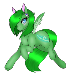 Size: 756x800 | Tagged: safe, artist:-censored-, oc, oc only, pegasus, pony, pegasus oc, raised hoof, simple background, solo, white background, wings