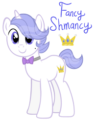 Size: 2250x2900 | Tagged: safe, artist:cherrycandi, oc, oc only, oc:fancy shmancy, pony, unicorn, base used, beauty mark, bowtie, high res, male, offspring, parent:fancypants, parent:fleur-de-lis, parents:fancyfleur, simple background, solo, trans male, transgender, transparent background