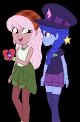Size: 677x1034 | Tagged: safe, raspberry lilac, space camp, equestria girls, equestria girls series, g4, female, heart, lesbian, love, shipping, spacelilac