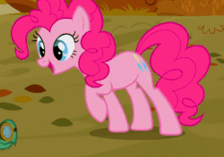 Size: 471x331 | Tagged: safe, screencap, pinkie pie, tank, g4, tanks for the memories, animated, cropped, cute, diapinkes, solo focus