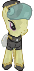 Size: 1174x2456 | Tagged: safe, artist:topsangtheman, gameloft, golden hooves (g4), crystal pony, pony, g4, simple background, transparent background
