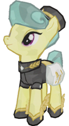 Size: 1354x2456 | Tagged: safe, artist:topsangtheman, gameloft, golden hooves (g4), crystal pony, pony, g4, simple background, transparent background