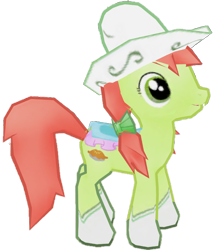 Size: 2108x2456 | Tagged: safe, artist:topsangtheman, gameloft, peachy sweet, earth pony, pony, g4, apple family member, high res, simple background, transparent background