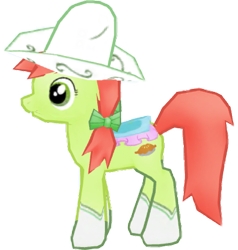 Size: 1463x1536 | Tagged: safe, artist:topsangtheman, gameloft, peachy sweet, earth pony, pony, g4, apple family member, simple background, transparent background