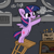 Size: 2250x2250 | Tagged: safe, artist:tjpones, twilight sparkle, alicorn, pony, g4, candle, dialogue, explosives, female, high res, joke, literally nsfw, mare, no osha compliance, oh boy, osha violation, petrol, pilotredsun, solo, stool, this will end in death, this will end in explosions, this will end in fire, this will end in tears, this will end in tears and/or death, too dumb to live, twilight sparkle (alicorn)