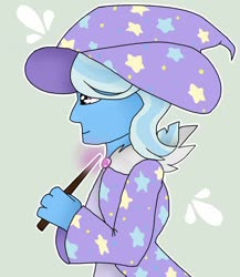 Size: 1024x1180 | Tagged: safe, artist:snowcatfnasc, trixie, equestria girls, g4, clothes, hat, trixie's hat, witch