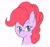 Size: 2048x1926 | Tagged: safe, artist:omegapony16, pinkie pie, earth pony, pony, g4, female, mare, simple background, smiling, solo, white background
