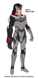 Size: 1470x3019 | Tagged: safe, artist:pyrus-leonidas, part of a set, king sombra, human, series:mortal kombat:defenders of equestria, g4, armor, boots, clothes, crossover, gloves, helmet, humanized, male, man, nightmare, robe, shoes, simple background, solo, soul calibur, transparent background